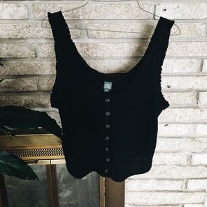 WildFable ruffled tank top
